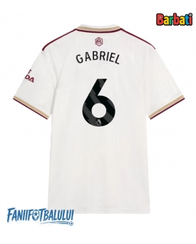 Arsenal Gabriel Magalhaes #6 Tricou Fotbal Replică 2025-26 Barbati Treilea